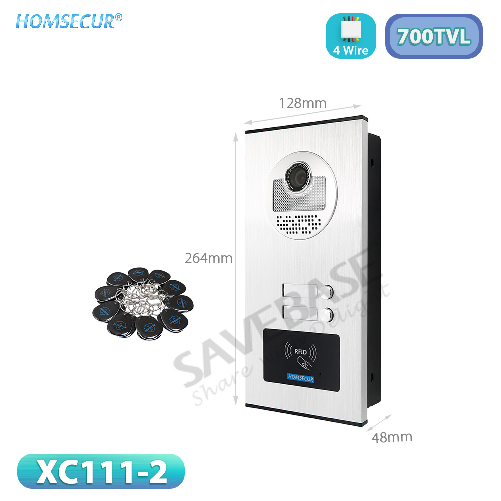 Home Security Key Fob - XC111-2 Gömme Montaj Açık Kapı Zili