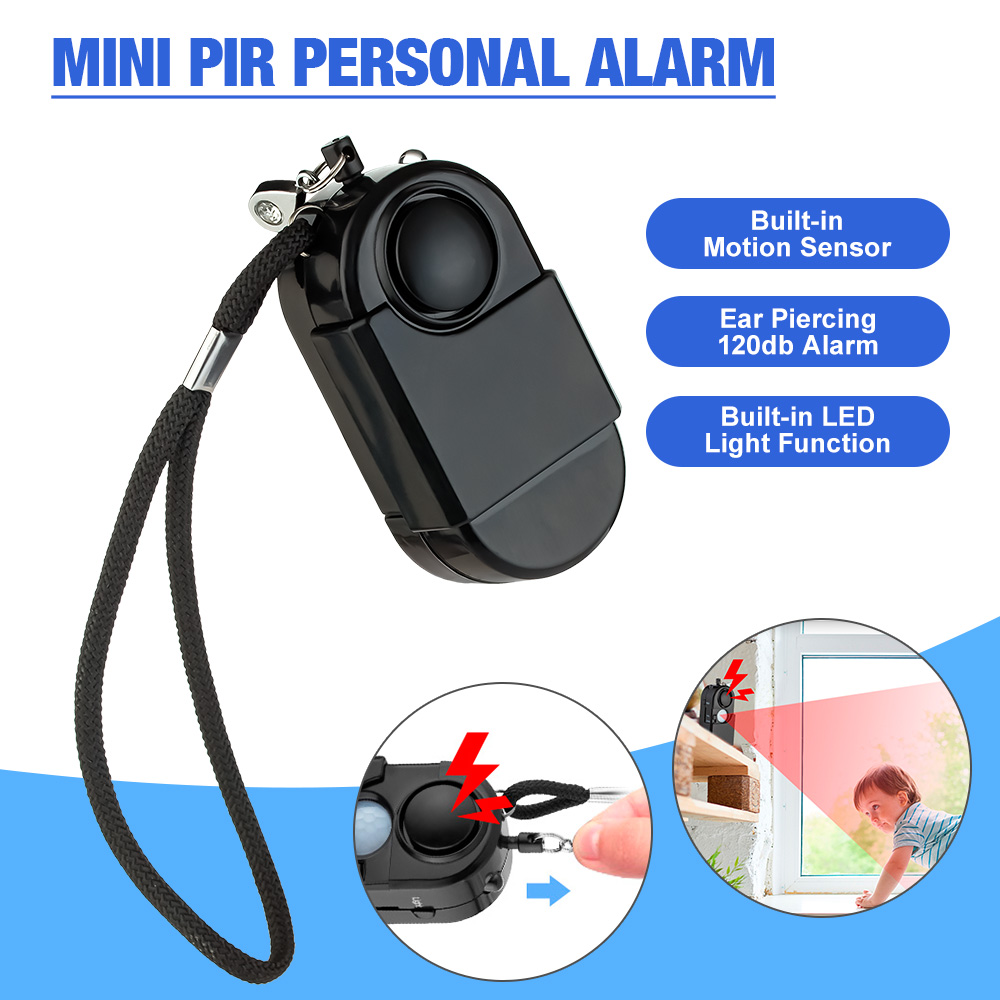 Home Security Lights - Taşınabilir Mini Hareket Dedektörü Alarm 120DB