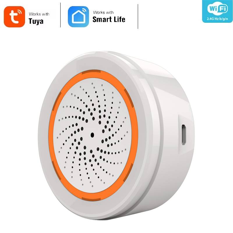 Home Security Lights - Akıllı Siren Alarmı Tuya Zigbee Ses