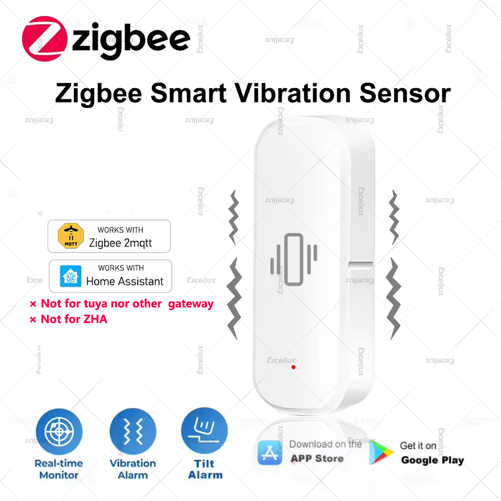 Home Security With Alarm - Zigbee Akıllı Titreşim Sensörü Ev Güvenlik