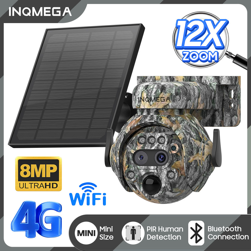 Home Security Panel - INQMEGA 8MP Güneş Enerjili Kamera 4K