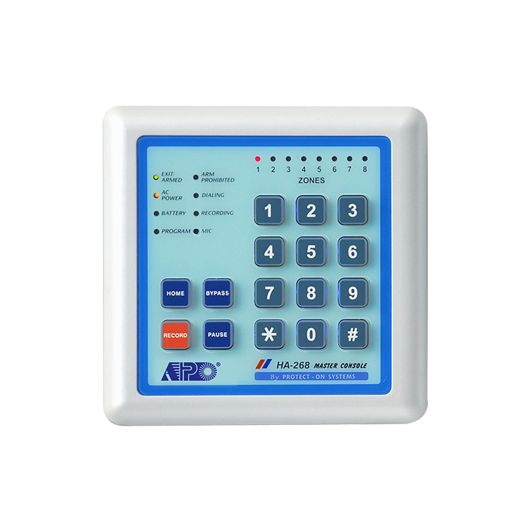 Home Security Number - 8 Bölgeli Ev Güvenlik Alarm Kontrol