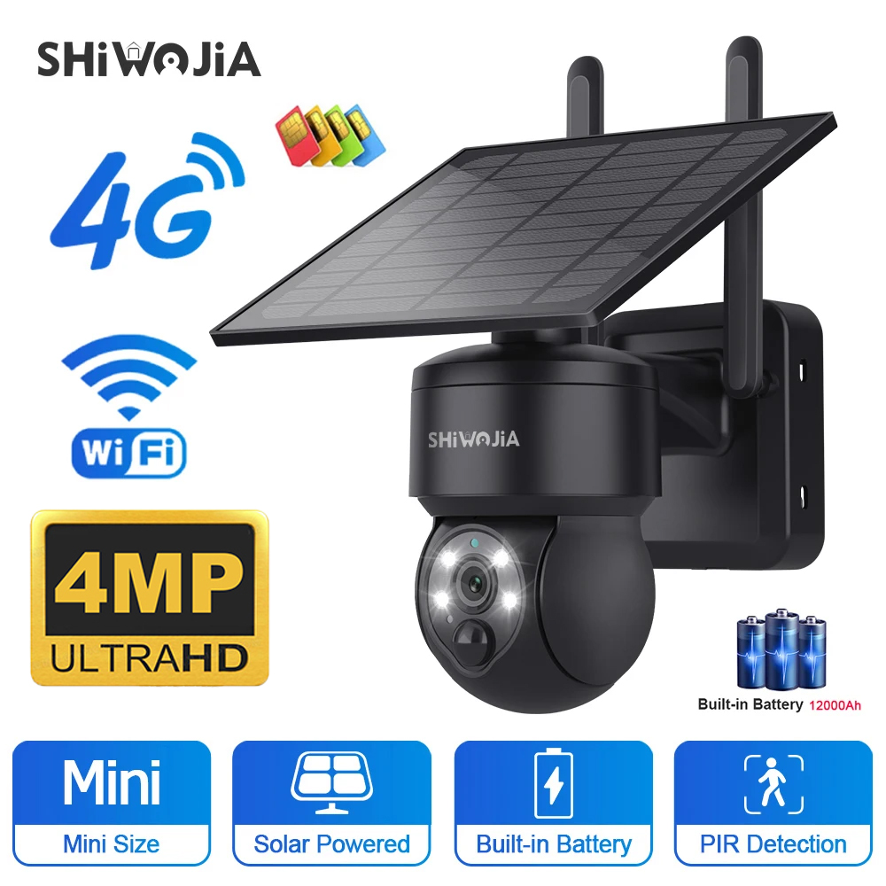 SHIWOJIA WIFI Kablosuz PTZ Gün - Home Security Panel incelemesi ve fiyatı