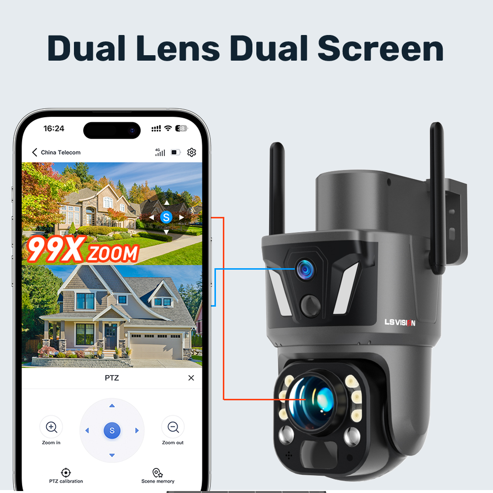 LS VISION 4K 8MP Dış Mekan Ev  - Home Security Wifi Camera incelemesi ve fiyatı