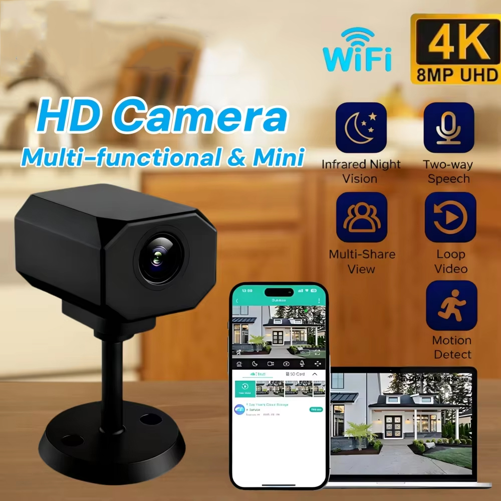 Ev İçin 4K HD WiFi Güvenlik Ka - Home Security And Cameras incelemesi ve fiyatı