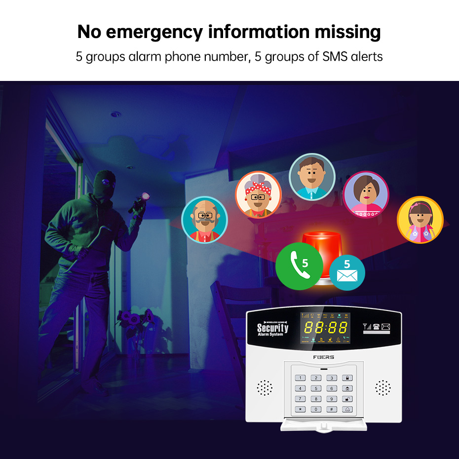Fuers Tuya Akıllı Alarm Sistem - Home Security Number incelemesi ve fiyatı