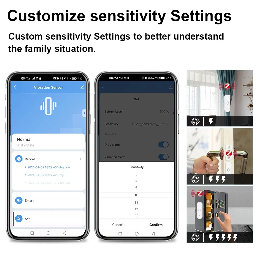 Akıllı ZigBee Titreşim Sensörü - Home Security With Alarm incelemesi ve fiyatı
