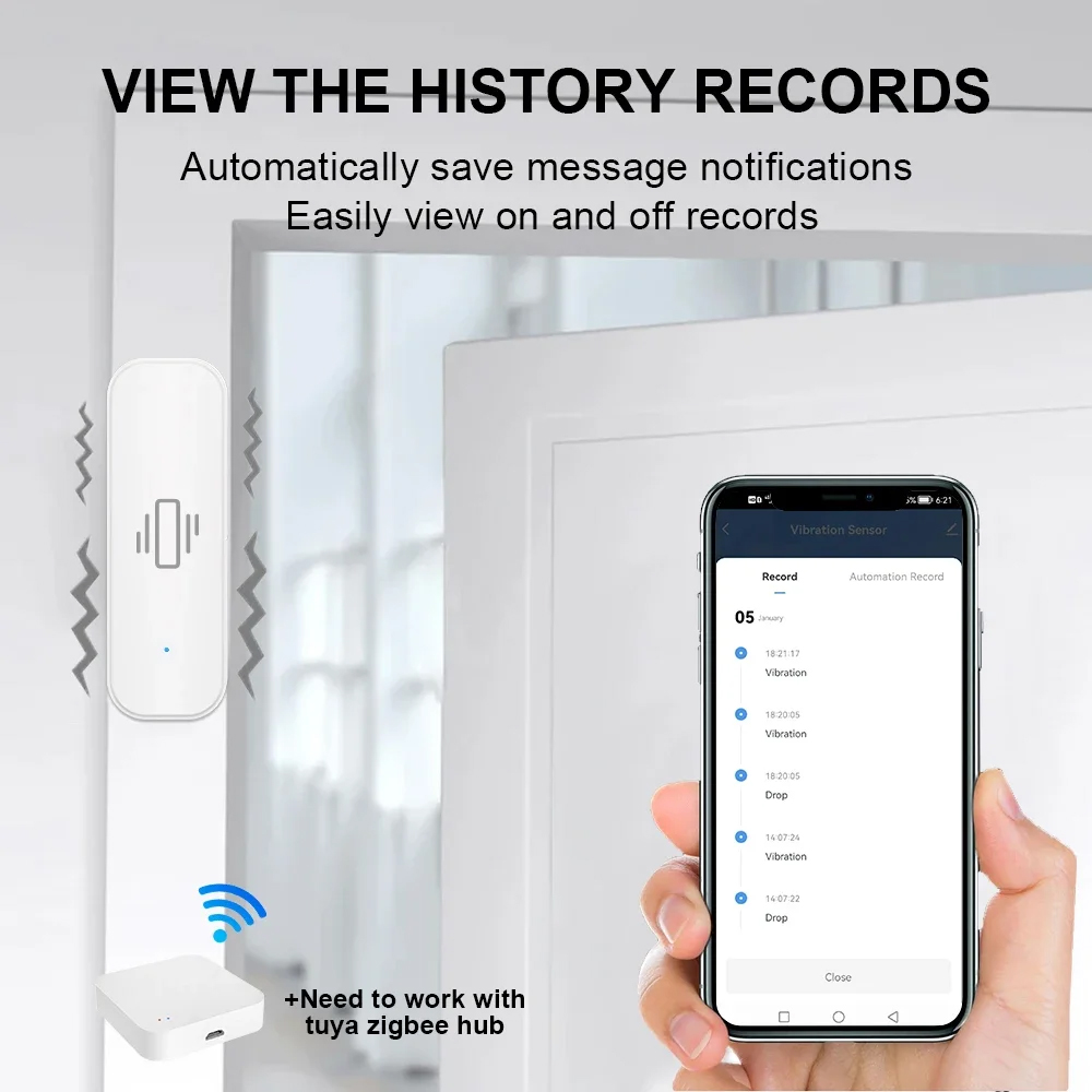 Akıllı ZigBee Titreşim Sensörü - Home Security With Alarm incelemesi ve fiyatı