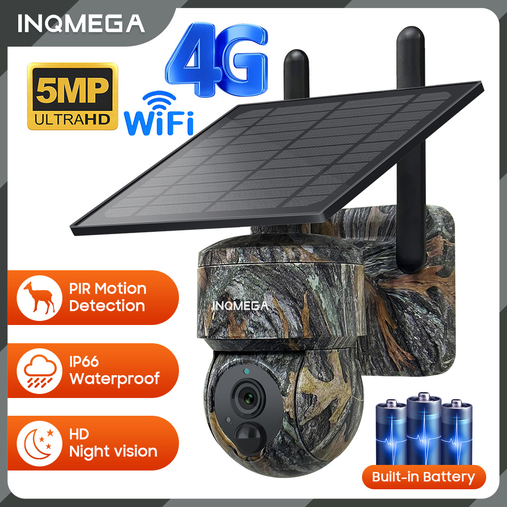 INQMEGA 5MP 4G / WIFI Güneş Ka - Home Security Panel incelemesi ve fiyatı