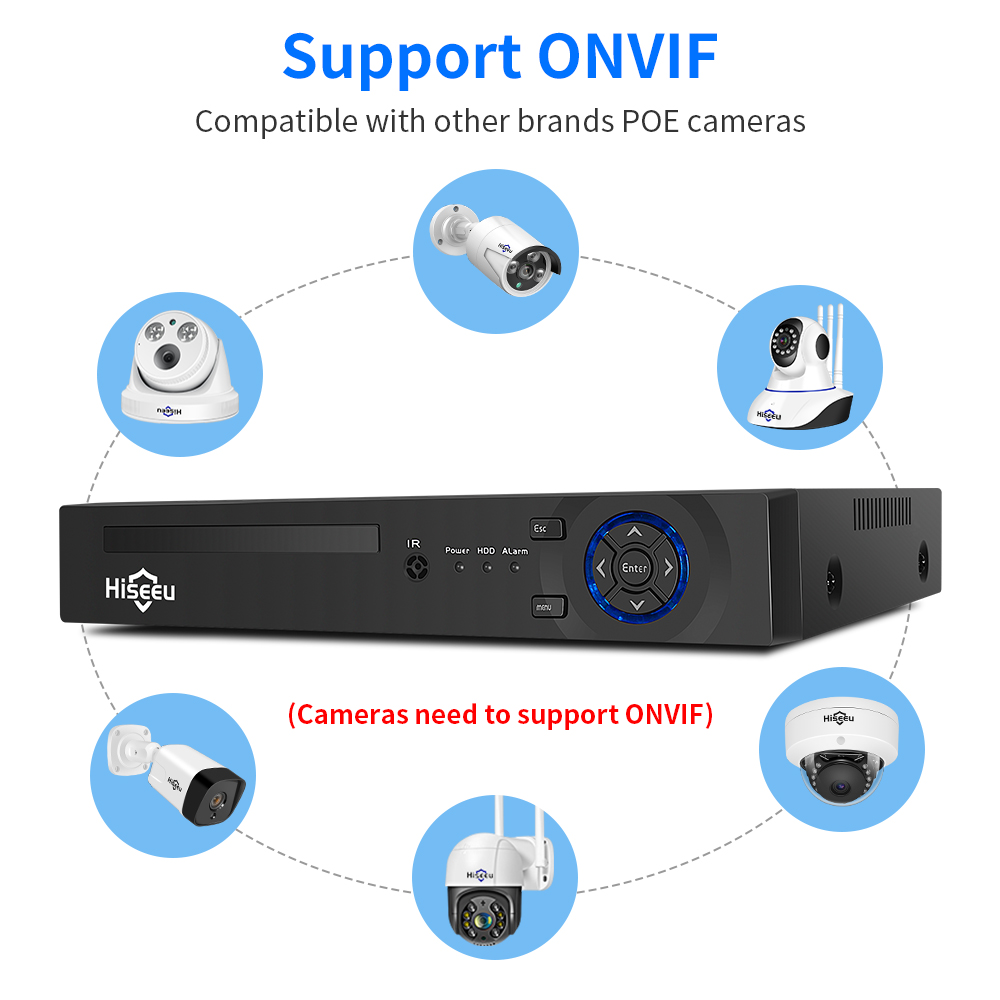 Hiseeu 4CH 10CH 16CH 4K 8MP 5M - Home Security And Cameras incelemesi ve fiyatı