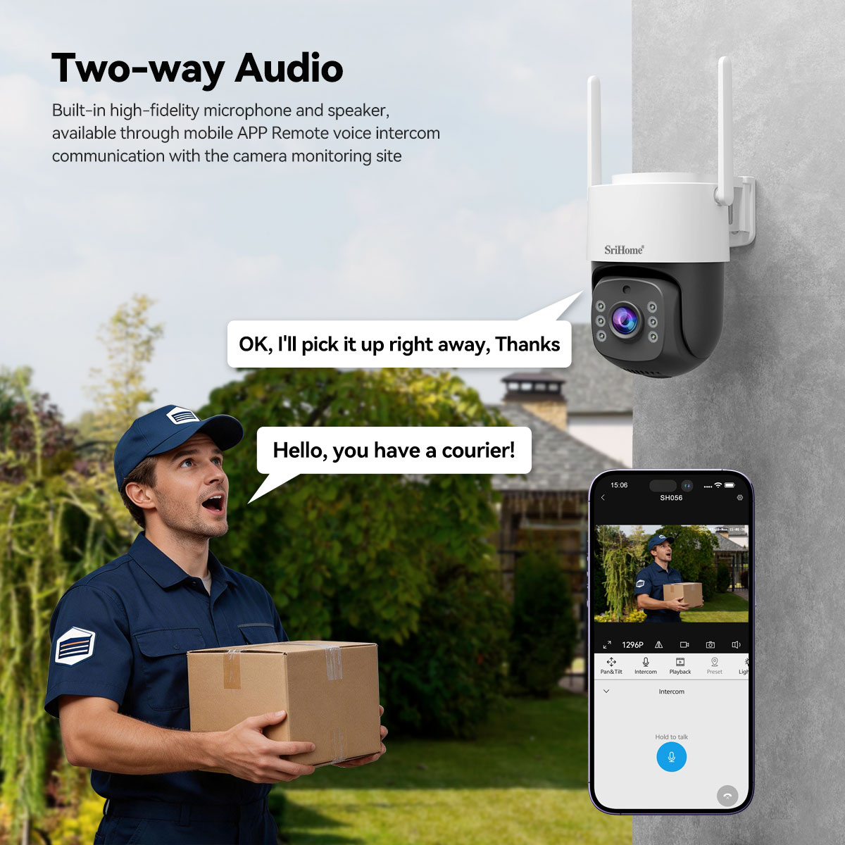 Srihome NVS012-IPC056 5MP IP K - Home Security Kit With Camera incelemesi ve fiyatı