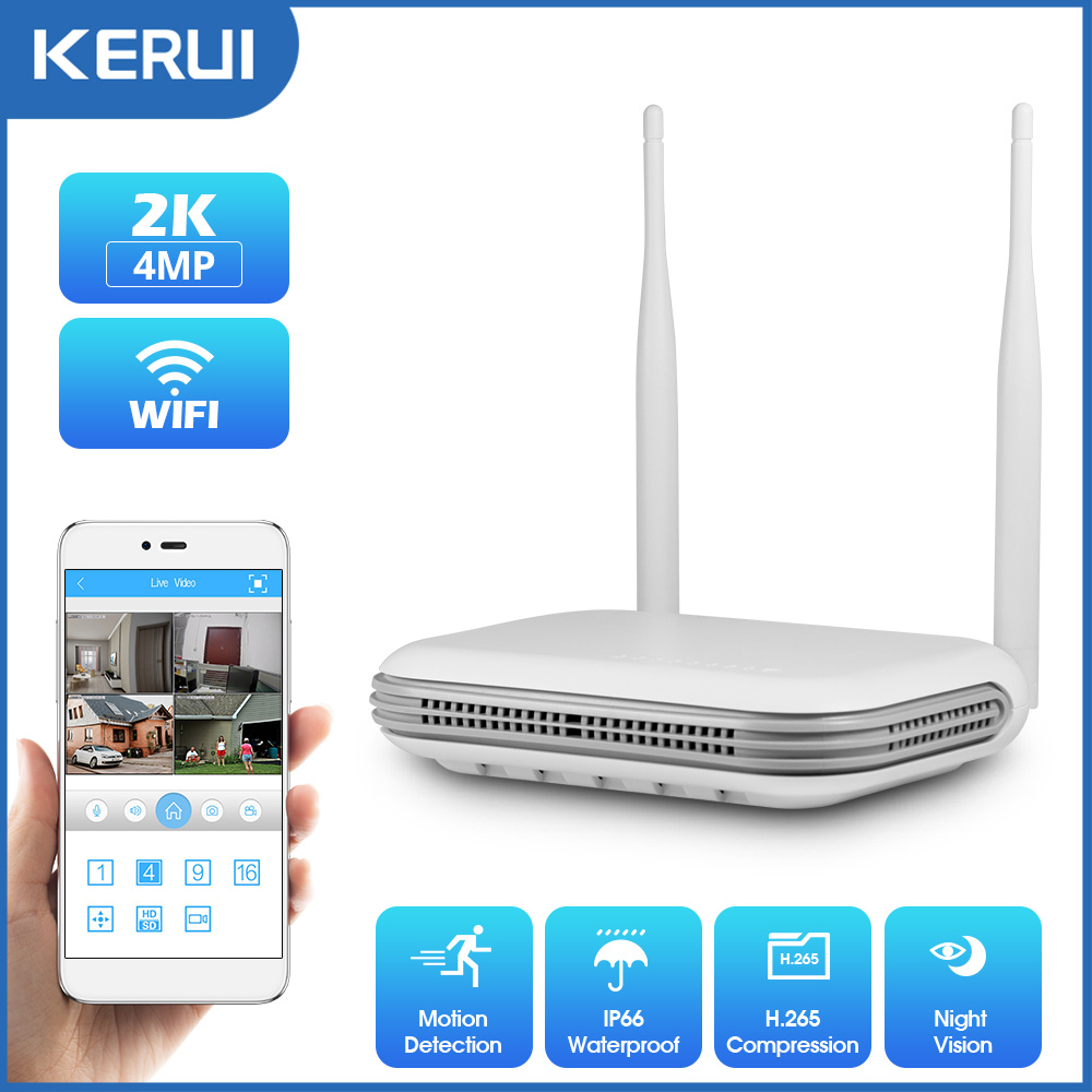 KERUI 2K 3K 4MP 8CH NVR WIFI O - Home Security Wifi Camera incelemesi ve fiyatı