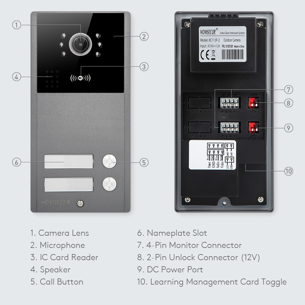 1080P HD IP65 Kapı Zili Kamera - Home Security Key Fob incelemesi ve fiyatı