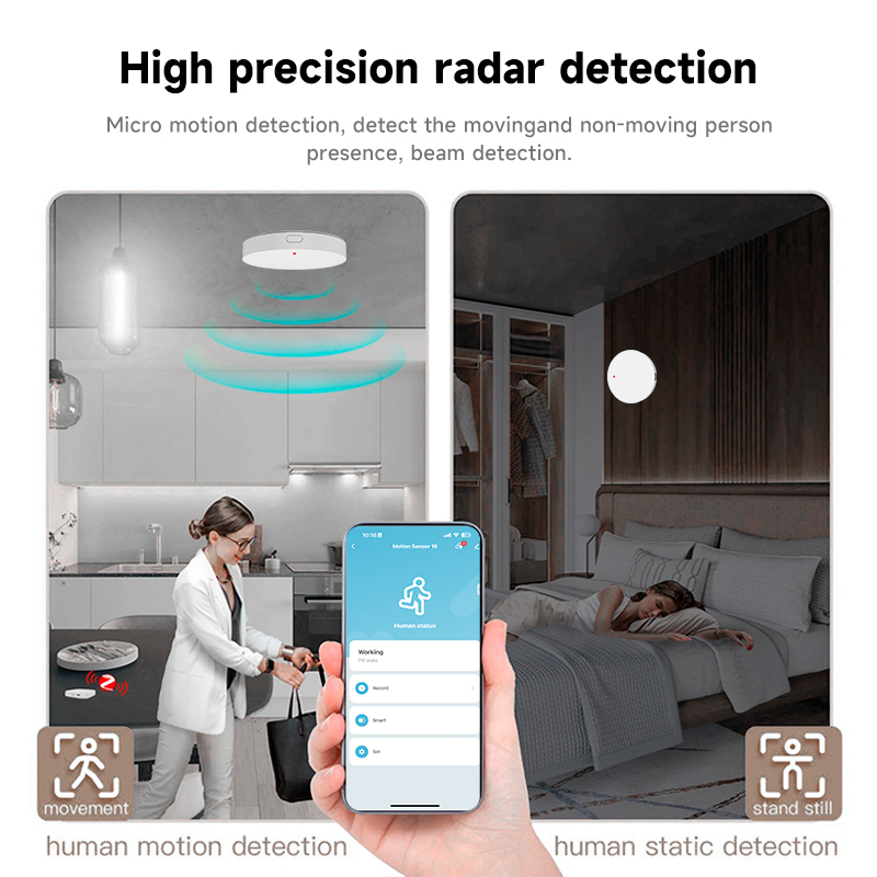 Tuya Zigbee 3.0 24GHz MmWave İ - Home Security With Alarm incelemesi ve fiyatı