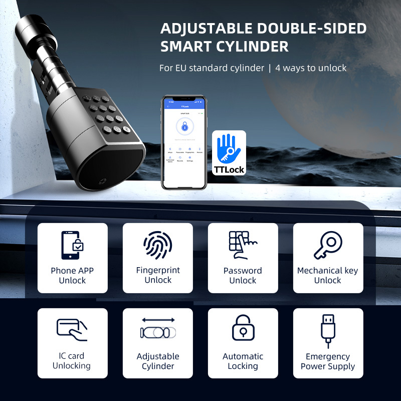 Akıllı Euro Silindirik Kapı Ki - Home Security Locks For Doors incelemesi ve fiyatı
