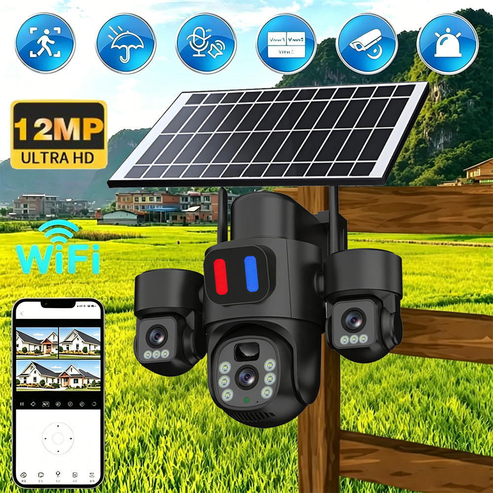 Güneş Enerjili WiFi PTZ Kamera - Home Security Wireless Camera incelemesi ve fiyatı