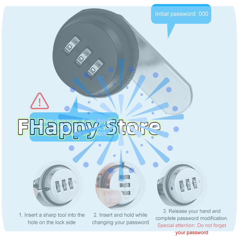3 dijital çinko alaşımı şifrel - Home Security Locks For Doors incelemesi ve fiyatı
