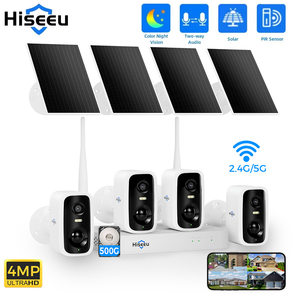 Hiseeu 10 Kanallı NVR 4MP WiFi - Home Security Kit With Camera incelemesi ve fiyatı