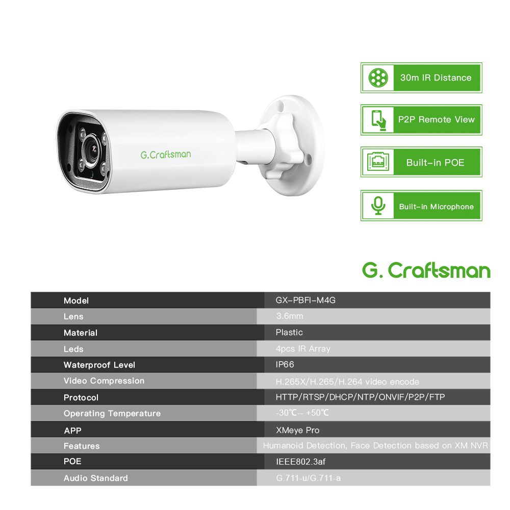 C GC PB 4MP POE IP Kamera, Dah - Home Security Camera Installation incelemesi ve fiyatı