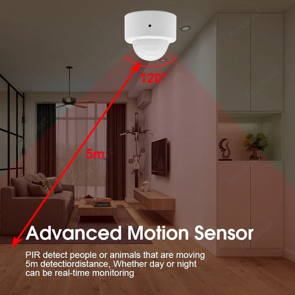 Zigbee 3.0 İnsan Hareket Sensö - Home Security With Alarm incelemesi ve fiyatı