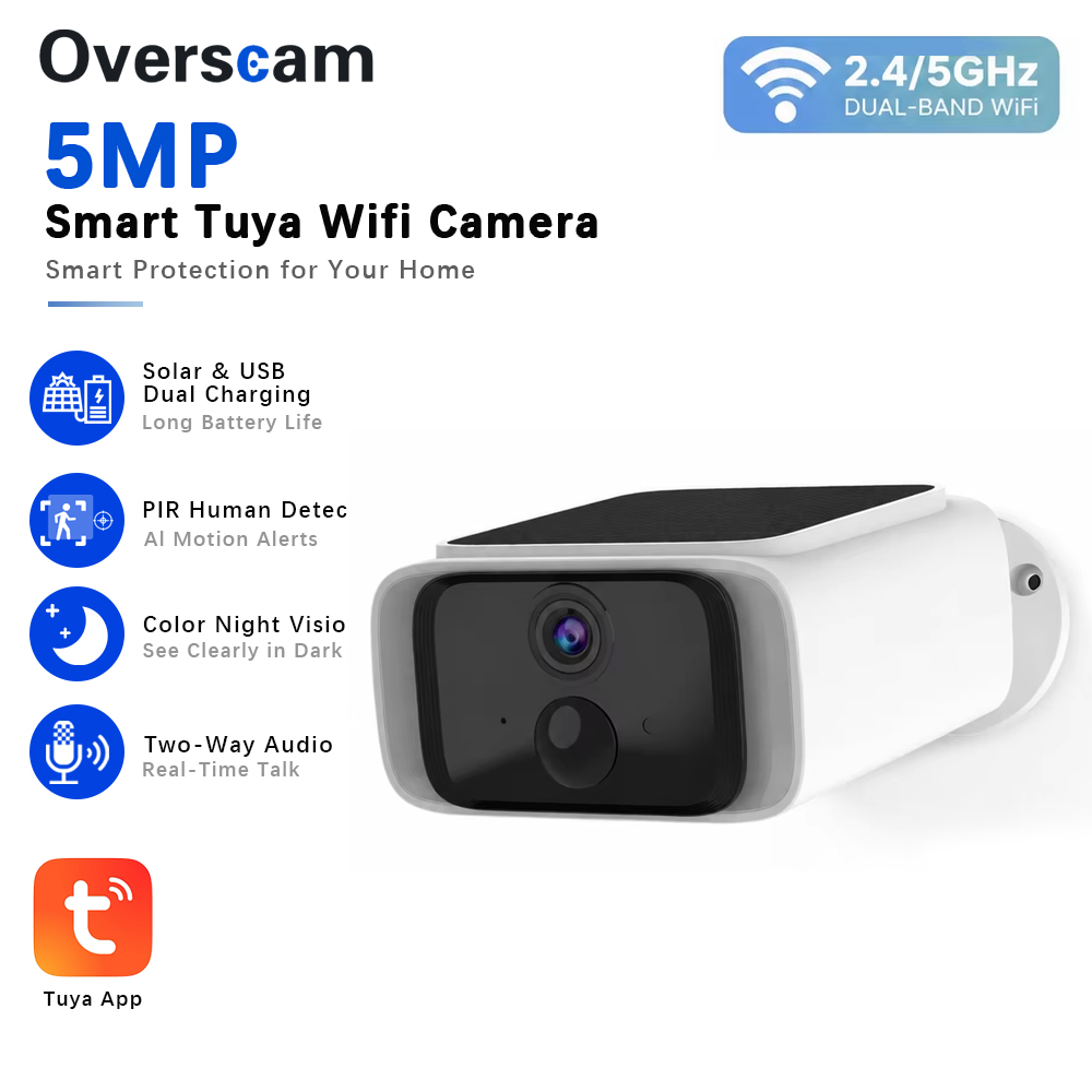 Tuya 5MP Güneş Enerjili Güvenl - Home Security Camera Installation incelemesi ve fiyatı