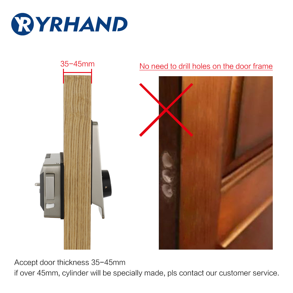 Su geçirmez akıllı kapı jant k - Home Security Locks For Doors incelemesi ve fiyatı