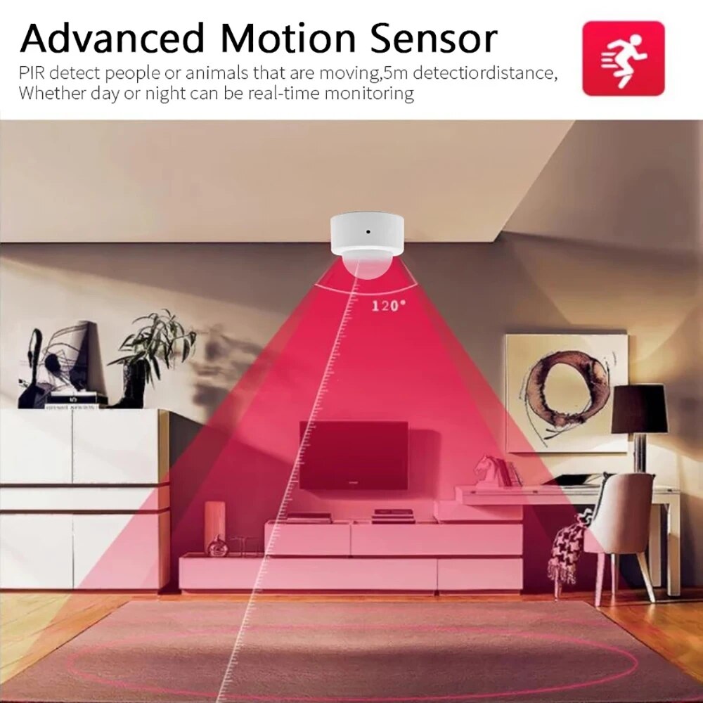 Zigbee Mini PIR hareket sensör - Home Security With Alarm incelemesi ve fiyatı