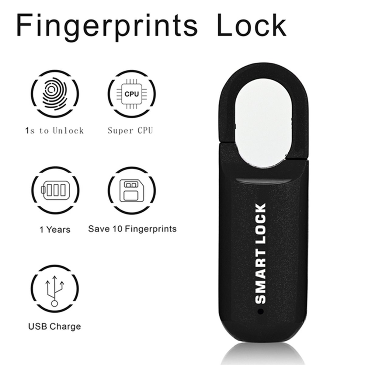 BAAE 2X Parmak İzi Kilidi M01  - Home Security Locks For Doors incelemesi ve fiyatı