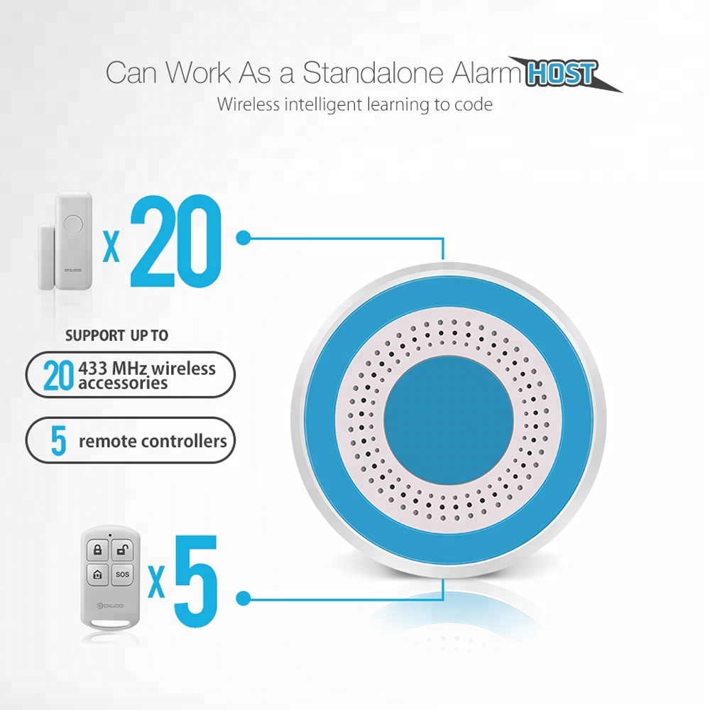 433mhz kablosuz ses ve ışık Si - Home Security Lights incelemesi ve fiyatı