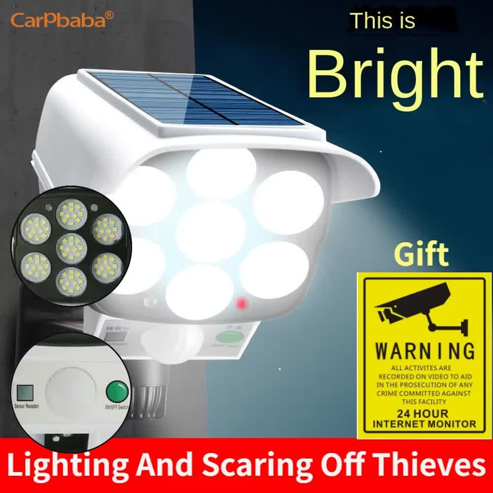 Açık Güneş Işığı Hareket Sensö - Home Security Lights incelemesi ve fiyatı